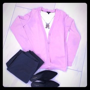 Talbots long-sleeve,cotton cardigan